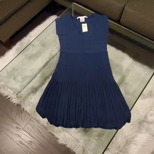 Navy Knit Dress